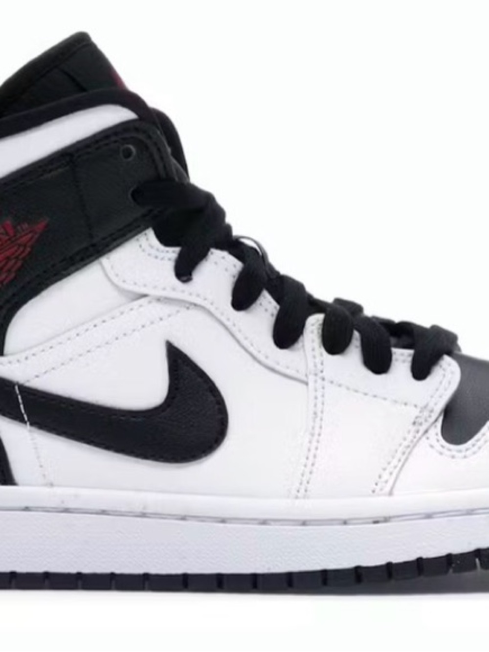 Air Jordan 1 Mid Reverse Black Toe 10W